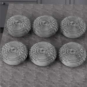 6-Pack Steel Wool Scrubber Pads