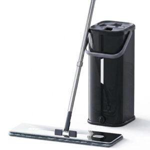 Flat Mop and Self-Wringing Bucket